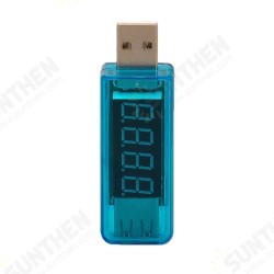 KW-202 Digital Display USB Portable Tension Tester Volt Meterr Battery Tester - Blue KW-202 Digital Display USB Portable Tension Tester Volt Meterr Battery Tester - Blue