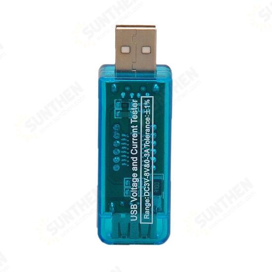 KW-202 Digital Display USB Portable Tension Tester Volt Meterr Battery Tester - Blue KW-202 Digital Display USB Portable Tension Tester Volt Meterr Battery Tester - Blue
