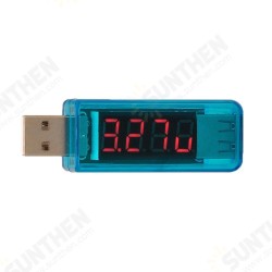 KW-202 Digital Display USB Portable Tension Tester Volt Meterr Battery Tester - Blue KW-202 Digital Display USB Portable Tension Tester Volt Meterr Battery Tester - Blue