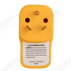 Surge Protector 30 Amp Male to 30 Amp Female Adapter Circuit Analyzer with LED Indicator Light for RV Trailer Surge Protector 30 Amp Male to 30 Amp Female Adapter Circuit Analyzer with LED Indicator Light for RV Trailer