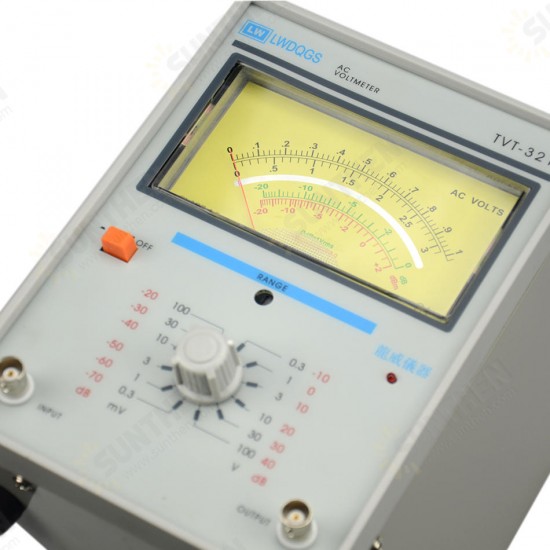 TVT-321 Single-needle Single-channel Millivoltmeter / Voltage Regulation Check/ 10M Into The Impedance Voltage Measuring Voltmeter TVT-321 Single-needle Single-channel Millivoltmeter / Voltage Regulation Check/ 10M Into The Impedance Voltage Measuring Voltmeter