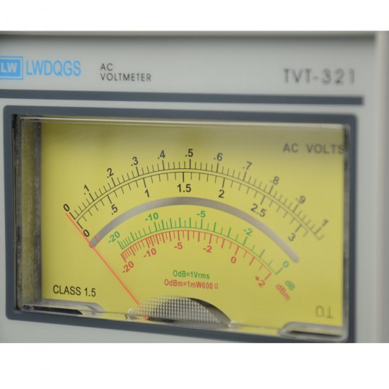 TVT-321 Single-needle Single-channel Millivoltmeter / Voltage Regulation Check/ 10M Into The Impedance Voltage Measuring Voltmeter