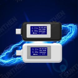 Type C USB Tester DC Digital Voltmeter USB C Voltage Current Meter Ammeter Detector Type C Power Bank Charger Indicator