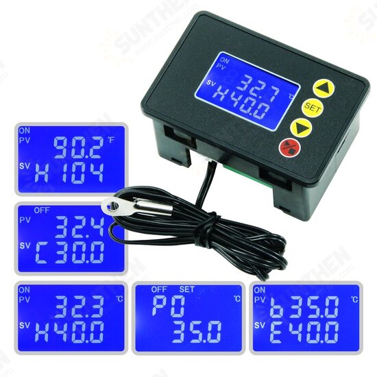 W4209 12V 24V DC 220V AC Digital Temperature Controller Control Switch Thermostat with Normally Open Relay W4209 12V 24V DC 220V AC Digital Temperature Controller Control Switch Thermostat with Normally Open Relay