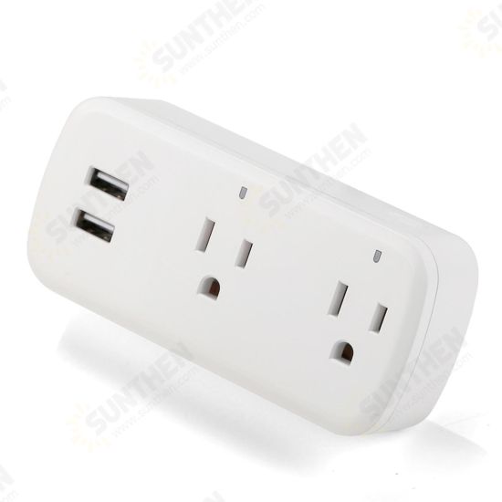 WIFI Control Smart Socket Switch Timing Socket with Voice Control USB Port WIFI Control Smart Socket Switch Timing Socket with Voice Control USB Port
