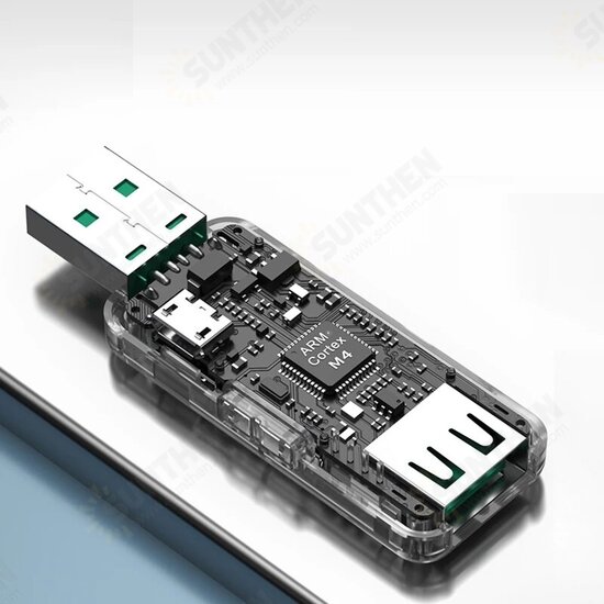 A2 A2L 0.96 inch IPS Display USB Voltage and Ammeter Mobile Phone Fast Charging Detector Measuring Instrument USB Tester