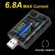 U3 USB Tester DC4~ 24V Current Voltage Meter QC5 PD3.0 2.0 PPS Fast Charging Protocol Capacity PD Trigger Monitor Ripple Spectrum U3 USB Tester DC4~ 24V Current Voltage Meter QC5 PD3.0 2.0 PPS Fast Charging Protocol Capacity PD Trigger Monitor Ripple Spectrum