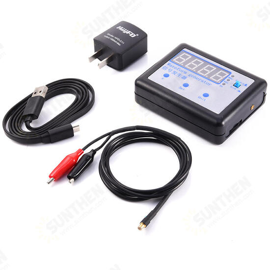 WG100 Micro USB 4.2V 10MS/S Digital Signal Function Generator Frequency Meter Waveform Generator