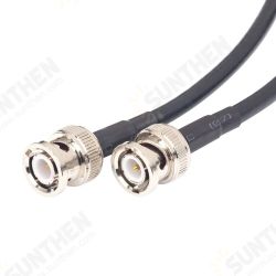 15cm-30m RG58 Coaxial Cable BNC Male to BNC Male Connector RF Adapter 50-3 Cable 50ohm 15cm-30m RG58 Coaxial Cable BNC Male to BNC Male Connector RF Adapter 50-3 Cable 50ohm
