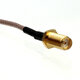 15cm SMA Female Bulkhead To SMA Male RA Plug Right Angle Pigtail Cable RG316