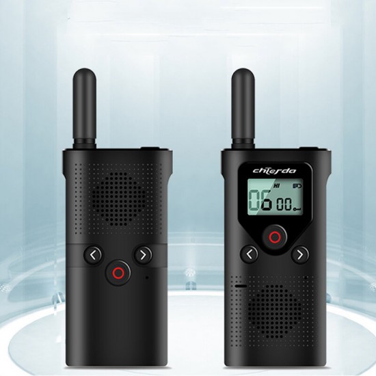 1Pairs PMR446 FRS Handheld Walkie Talkie 400-480MHz LCD Display Anti Drop TYPE-C Charging Portable Outdoor Civilian Hotel Two Way Radio