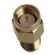 1Pc Adapter SMA Male Plug to SMA Female Jack RF Connector Straight Gold Plating