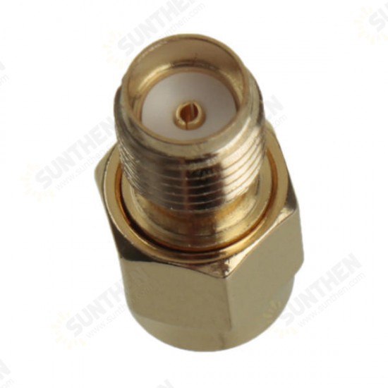 1Pc Adapter SMA Male Plug to SMA Female Jack RF Connector Straight Gold Plating