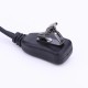 1m 2PIN PTT Earphone with Microphone Walkie Talkie Ear Hook AUX Interphone Earphone Headset for UV5R/KENWOOD/HYT