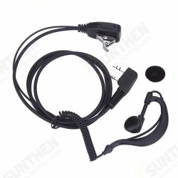 2 PIN Earpiece Headset PTT MIC 1m Ear Hook Walkie Talkie Earbud Interphone Earphone Earpiece for UV5R/KENWOOD/HYT 2 PIN Earpiece Headset PTT MIC 1m Ear Hook Walkie Talkie Earbud Interphone Earphone Earpiece for UV5R/KENWOOD/HYT