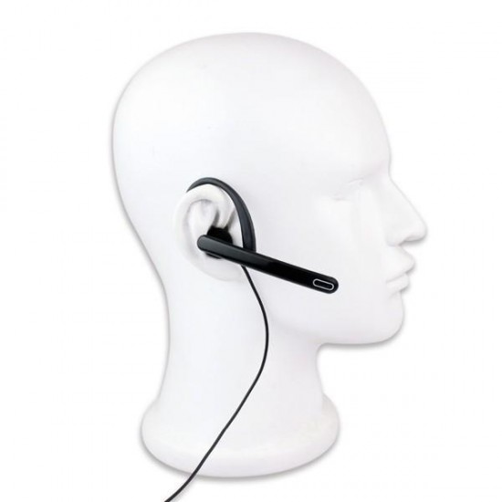 2 Pin Ear Earpiece Microphone PTT Headset for Walkie Talkie UV-5R 777 888s Kenwood Puxing HYT
