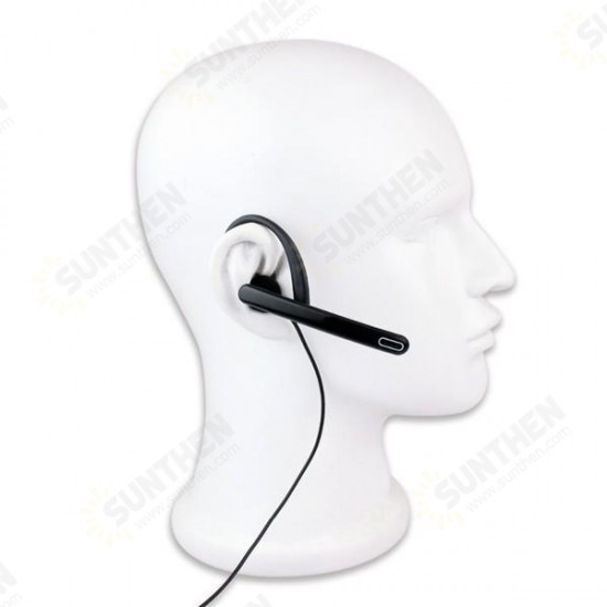 2 Pin Ear Earpiece Microphone PTT Headset for Walkie Talkie UV-5R 777 888s Kenwood Puxing HYT