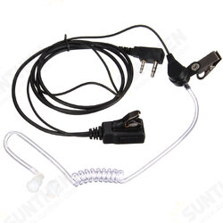2 Pin Flexible Acoustic Tube Mic Earphone for Kenwood TYT Walkie Talkie Two Way Radio Headset 2 Pin Flexible Acoustic Tube Mic Earphone for Kenwood TYT Walkie Talkie Two Way Radio Headset