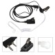 2 Pin Flexible Acoustic Tube Mic Earphone for Kenwood TYT Walkie Talkie Two Way Radio Headset