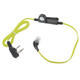 2.5mm In-Ear Earphones for K-Connector Walkie Talkie Green + Black