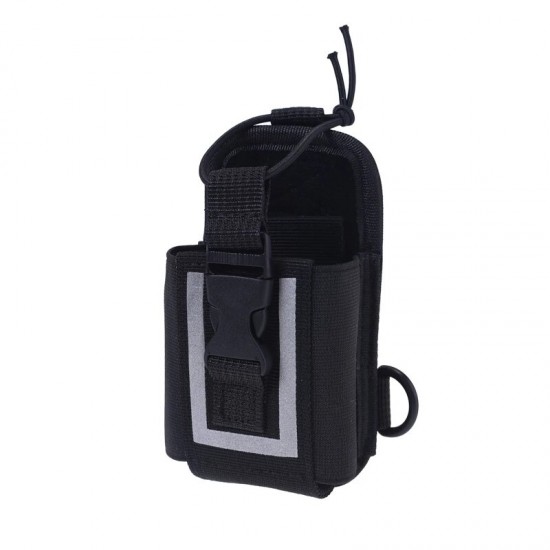 2PCS Big Nylon Carry Case with Fluorescent Cover Holder for Kenwood Walkie Talkie UV-5R TYT Yaesu Mototrola Hytera ICOM Radio