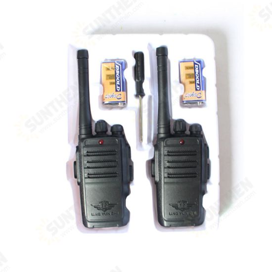 2PCS 1-100m Handheld Two Way Radio Walkie Kids Toy Walkie Talkie Set With Battery baofeng