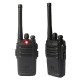 2PCS 1-100m Handheld Two Way Radio Walkie Kids Toy Walkie Talkie Set With Battery baofeng