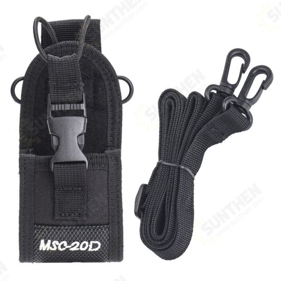 2Pcs MSC-20D Nylon Carry Case for UV-5R UV-5RA UV-5RB UV-5RC/5RE UV-B6 BF-888S TYT Walkie Talkie