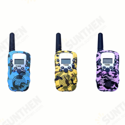 2Pcs T388 Children Camouflage Walkie Talkie 22 Channel 0.5W Radio Transceiver Built-in Flashlight 2Pcs T388 Children Camouflage Walkie Talkie 22 Channel 0.5W Radio Transceiver Built-in Flashlight