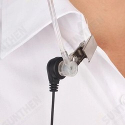 2Pin FBI Style Clip-on Tactical Earpiece Air Tube Security Headset Mic PTT Walkie Talkie Headphone for Kenwood UV-5R BF-888S 2Pin FBI Style Clip-on Tactical Earpiece Air Tube Security Headset Mic PTT Walkie Talkie Headphone for Kenwood UV-5R BF-888S