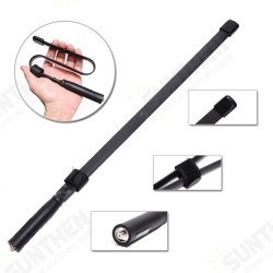 33cm CS Tactical Antenna SMA-F SMA Dual Band VHF UHF 144/430Mhz Foldable For Walkie Talkie UV-5R UV-82 UV5R Pofung UV82 33cm CS Tactical Antenna SMA-F SMA Dual Band VHF UHF 144/430Mhz Foldable For Walkie Talkie UV-5R UV-82 UV5R Pofung UV82