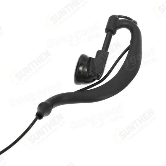 3.5mm Hands Earphone for ZT-2R Walkie Talkies Black