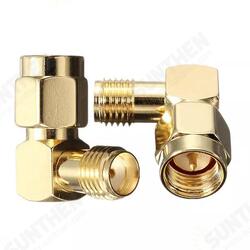 5Pcs SMA Male To SMA Female Jack Right Angle Crimp RF Adapter Connector 5Pcs SMA Male To SMA Female Jack Right Angle Crimp RF Adapter Connector