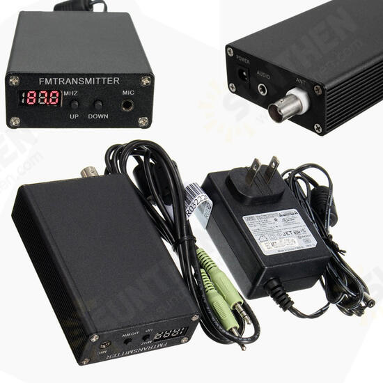 5W Stereo Digital FM Transmitter FM Radio Transmitter Mini FM Radio Station 5W Stereo Digital FM Transmitter FM Radio Transmitter Mini FM Radio Station