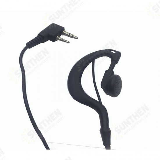 5pcs Ptt Mic headphone Walkie Talkie Earpiece headset for UV-5R UV-5RE UV-6R BF-888S Kenwoods CB Two Way Radio parts