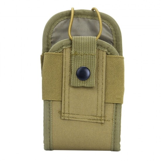 600D Tactical Molle Radio Walkie Talkie Pouch Waist Bag Portable Interphone Holster Carry Bag for Hunting Camping