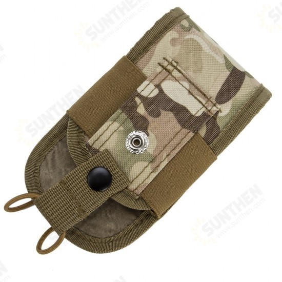 600D Tactical Molle Radio Walkie Talkie Pouch Waist Bag Portable Interphone Holster Carry Bag for Hunting Camping