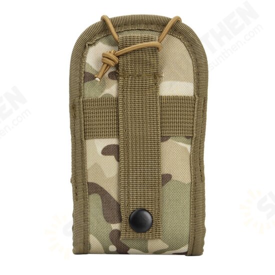 600D Tactical Molle Radio Walkie Talkie Pouch Waist Bag Portable Interphone Holster Carry Bag for Hunting Camping