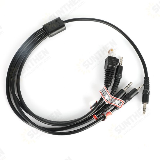 8 in 1 Programming Cable for Motorola PUXING UV-5R for Yaesu for hyt for Kenwood Radio Car Radio