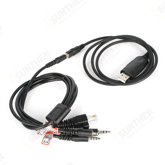 8 in 1 Programming Cable for Motorola PUXING UV-5R for Yaesu for hyt for Kenwood Radio Car Radio