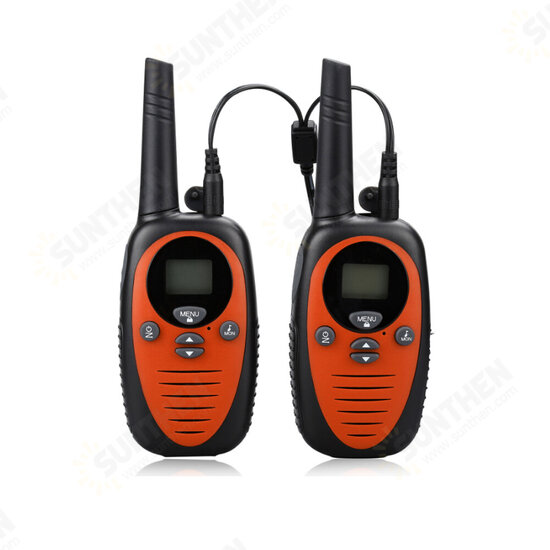 A Pair of XF-508 0.5W Mini Kids Walkie Talkie Waterproof 22 Channels 1-3km Distance Handheld Dual Band Two Way Radio Driving Civilian Interphone