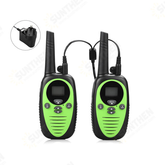 A Pair of XF-508 0.5W Mini Kids Walkie Talkie Waterproof 22 Channels 1-3km Distance Handheld Dual Band Two Way Radio Driving Civilian Interphone