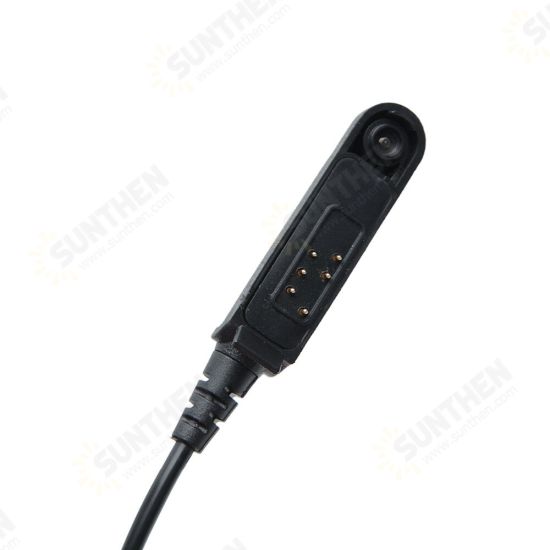 Adapter Cable UV-9R Plus UV-XR Waterproof to 2 Pin Suitable for UV-5R UV-82 UV-S9 Walkie Talkie Headset Speaker Mic