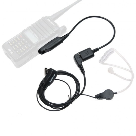 Adapter Cable UV-9R Plus UV-XR Waterproof to 2 Pin Suitable for UV-5R UV-82 UV-S9 Walkie Talkie Headset Speaker Mic