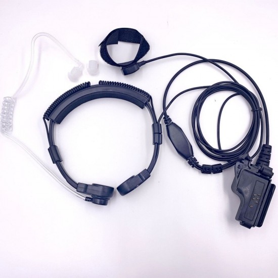 Adjustable Throat Mic Earphone Microphone Suitable for Motorola HT1000 XTS5000 / 2500/1500 / GP900MTS2000 Throat Headphones