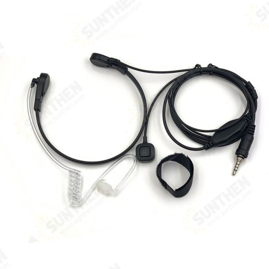 Adjustable Throat Mic Earphone Microphone Suitable for VX-7R Yaesu VX-6R VX170R Walkie-talkie Throat Control Throat Shock PTT Air Duct