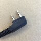Aluminium Foil Cable Earhook Headphone K Plug 2pins for Kenwood Wakie-takie Aluminium Foil Cable Earhook Headphone K Plug 2pins for Kenwood Wakie-takie