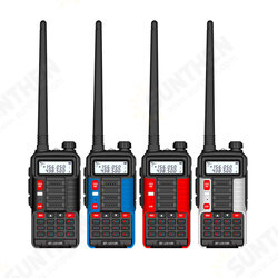 BF-UV10R 4800mAh 10W Two-way Handheld Radio UV Dual Blue Walkie Talkie 128 Channels LED Flashlight USB BF-UV10R 4800mAh 10W Two-way Handheld Radio UV Dual Blue Walkie Talkie 128 Channels LED Flashlight USB