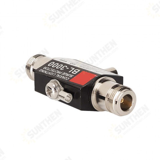 BL-3000 Coaxial Lighting Protector N Female to N Female Lighting Arrester for Communication Equipment BL-3000 Coaxial Lighting Protector N Female to N Female Lighting Arrester for Communication Equipment