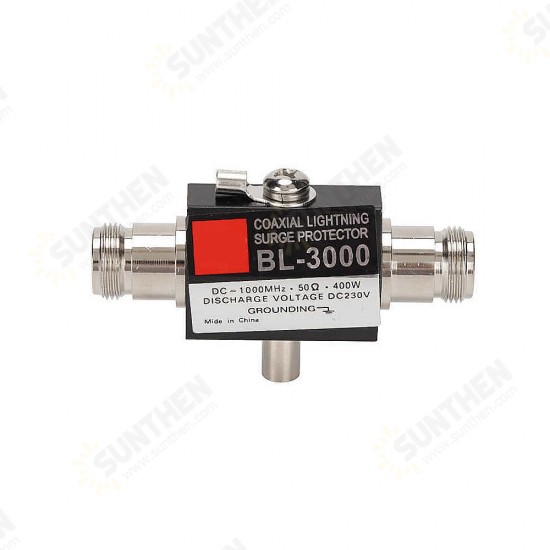 BL-3000 Coaxial Lighting Protector N Female to N Female Lighting Arrester for Communication Equipment